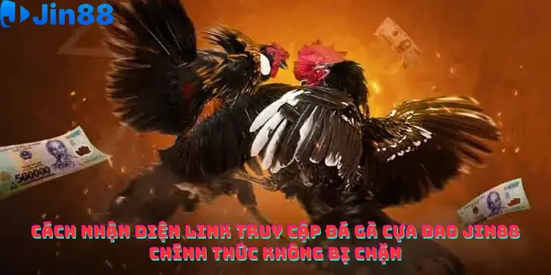 Cách nhận diện link truy cập đá gà cựa dao Jin88 chính thức không bị chặn